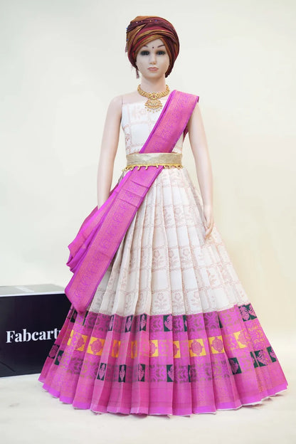 New Kids Traditional South Indian Half Saree (MultiBoxKids)