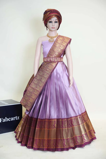 Kids Traditional South Indian Half Saree (kruti)