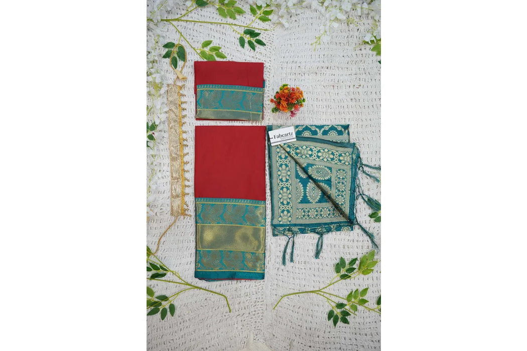 Kids Traditional South Indian Half Saree (kruti)