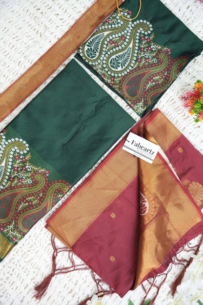 New Kids Traditional South Indian Half Saree (ParvatiKids)