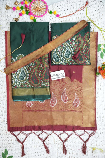 New Kids Traditional South Indian Half Saree (ParvatiKids)