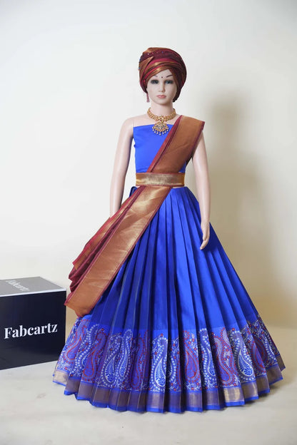 New Kids Traditional South Indian Half Saree (ParvatiKids)
