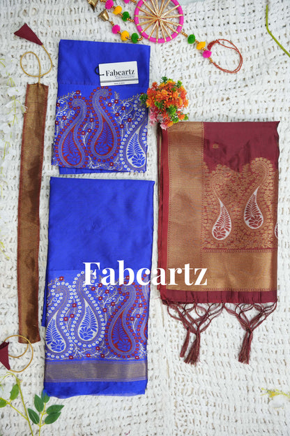 New Kids Traditional South Indian Half Saree (ParvatiKids)