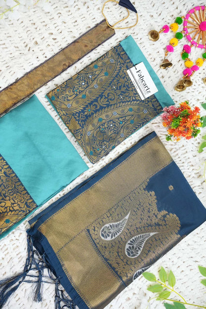 New Kids Traditional South Indian Half Saree (SarojiniKids)