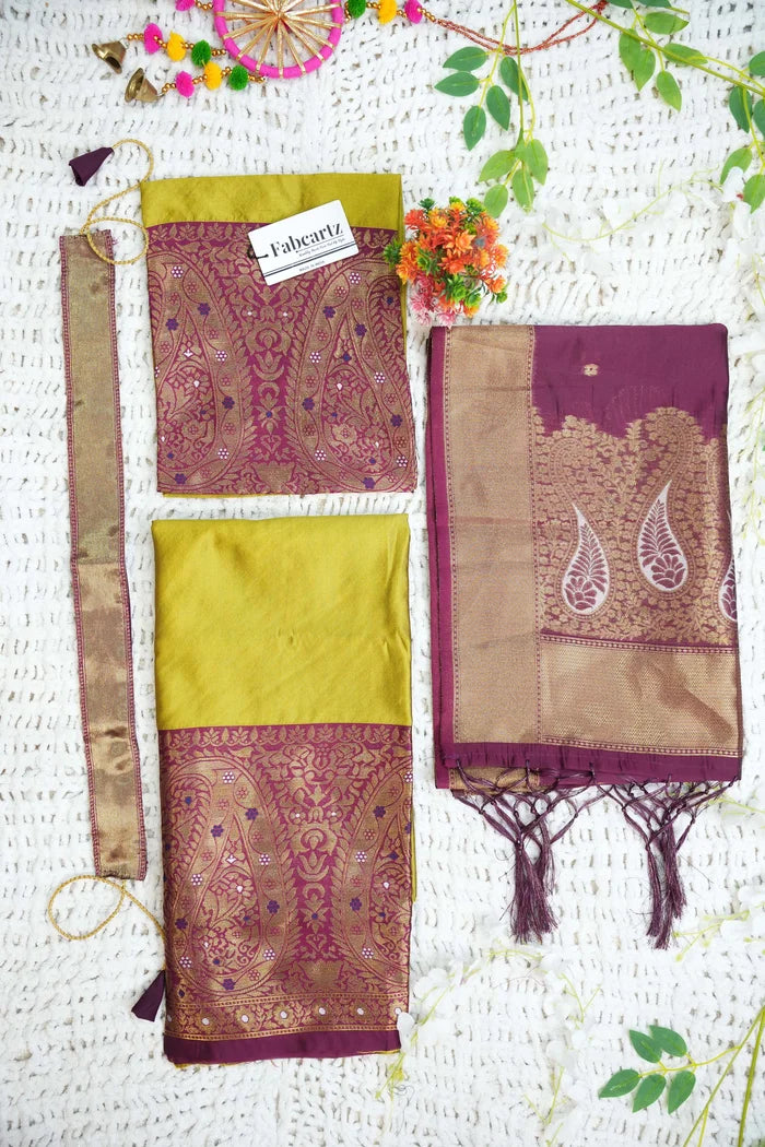 New Kids Traditional South Indian Half Saree (SarojiniKids)