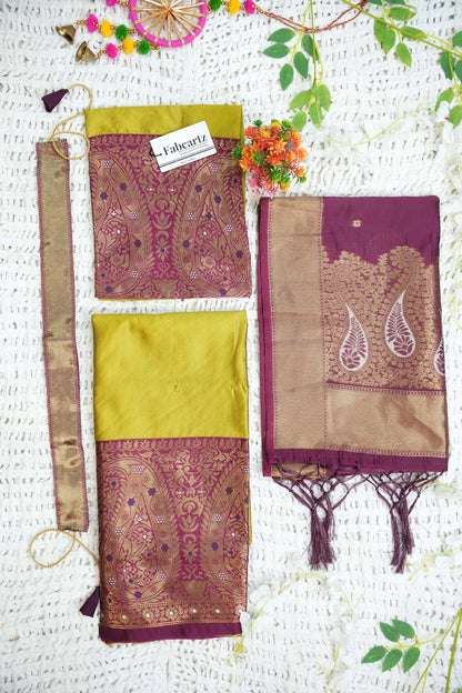New Kids Traditional South Indian Half Saree (SarojiniKids)