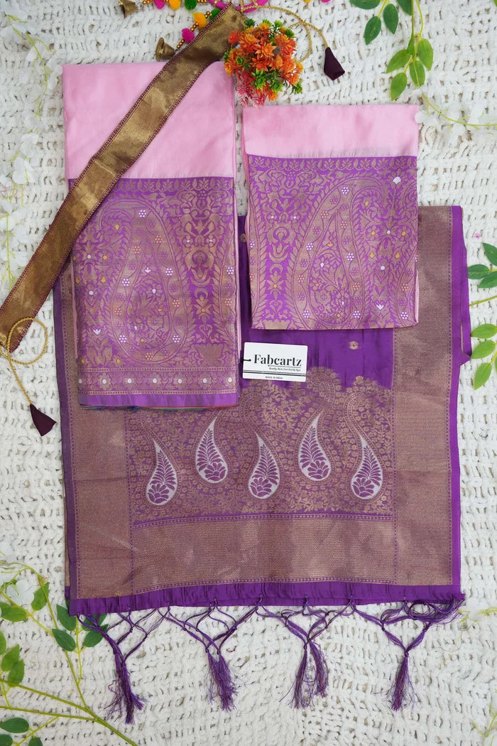 New Kids Traditional South Indian Half Saree (SarojiniKids)
