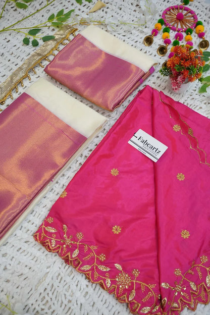 South Indian Festival Traditional Half Saree (Zara)