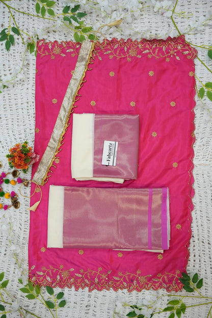 South Indian Festival Traditional Half Saree (Zara)
