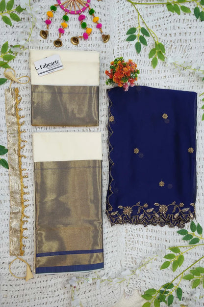 South Indian Festival Traditional Half Saree (Zara)