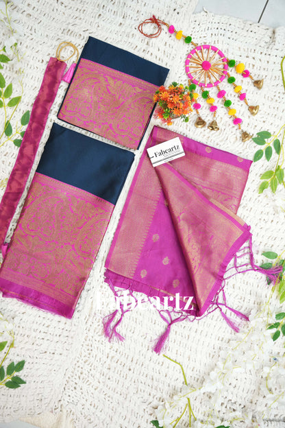 New Kids Traditional South Indian Half Saree (Aarvi Kids)