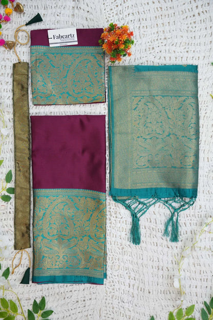 New Kids Traditional South Indian Half Saree (Aarvi Kids)