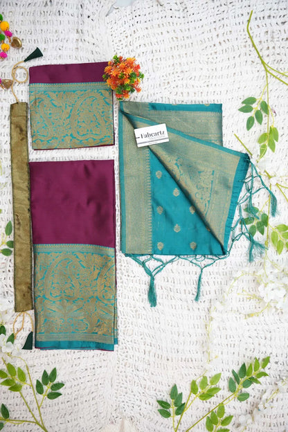 New Kids Traditional South Indian Half Saree (Aarvi Kids)