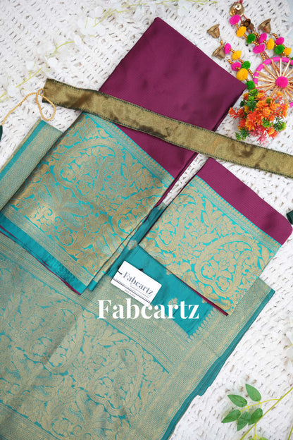 New Kids Traditional South Indian Half Saree (Aarvi Kids)