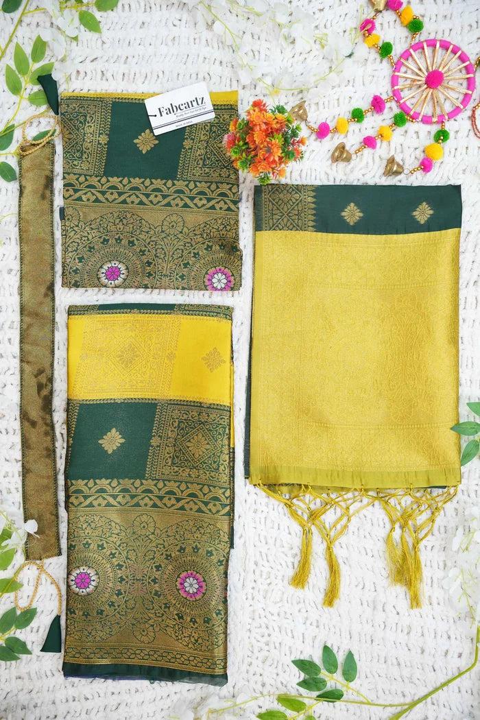 New Kids Traditional South Indian Half Saree (Vishnu Kids)