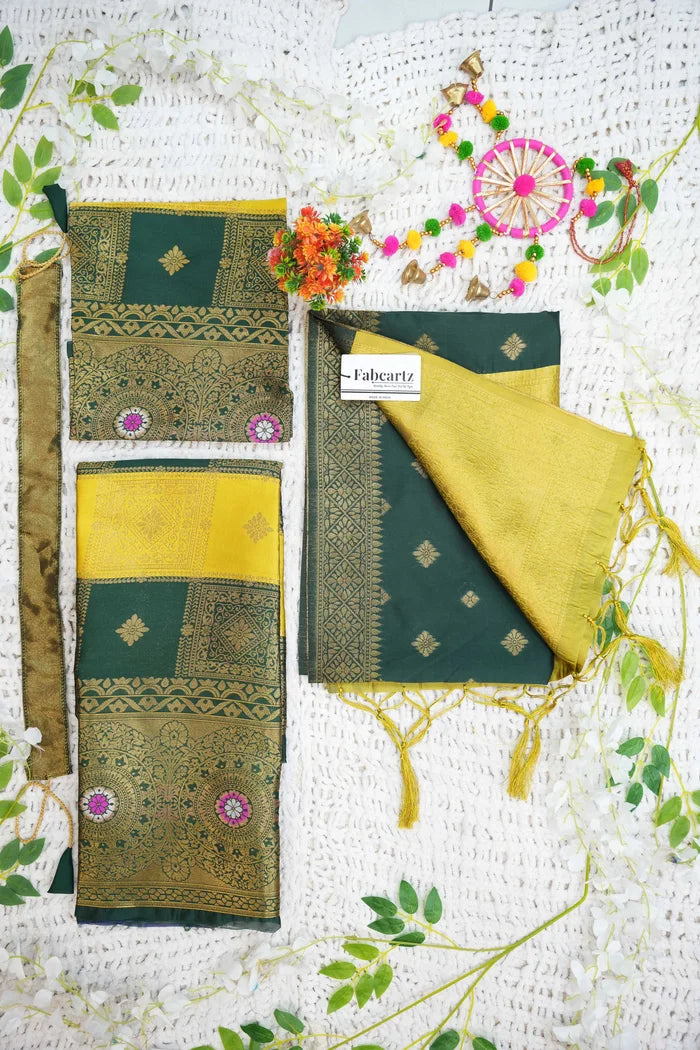 New Kids Traditional South Indian Half Saree (Vishnu Kids)