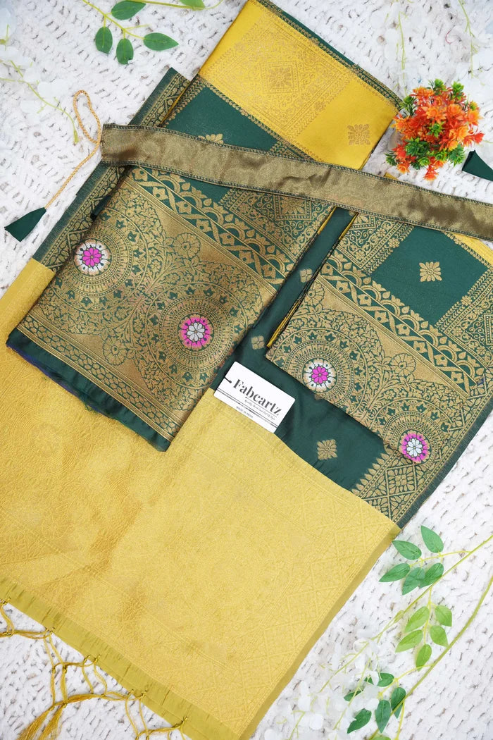 New Kids Traditional South Indian Half Saree (Vishnu Kids)