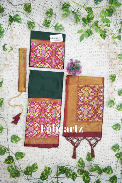 New Kids Traditional South Indian Half Saree (GolGolKIDS)