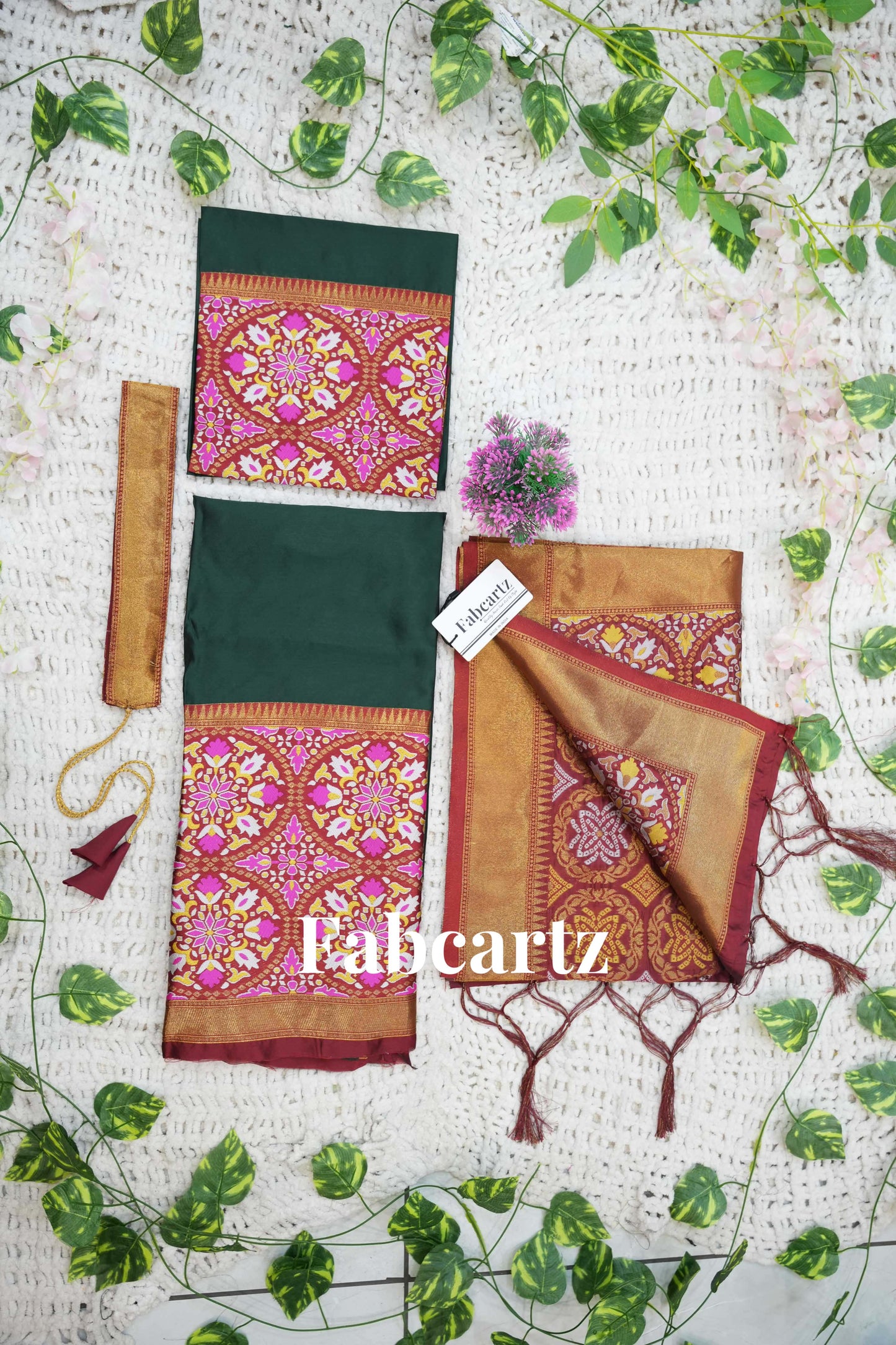 New Kids Traditional South Indian Half Saree (GolGolKIDS)