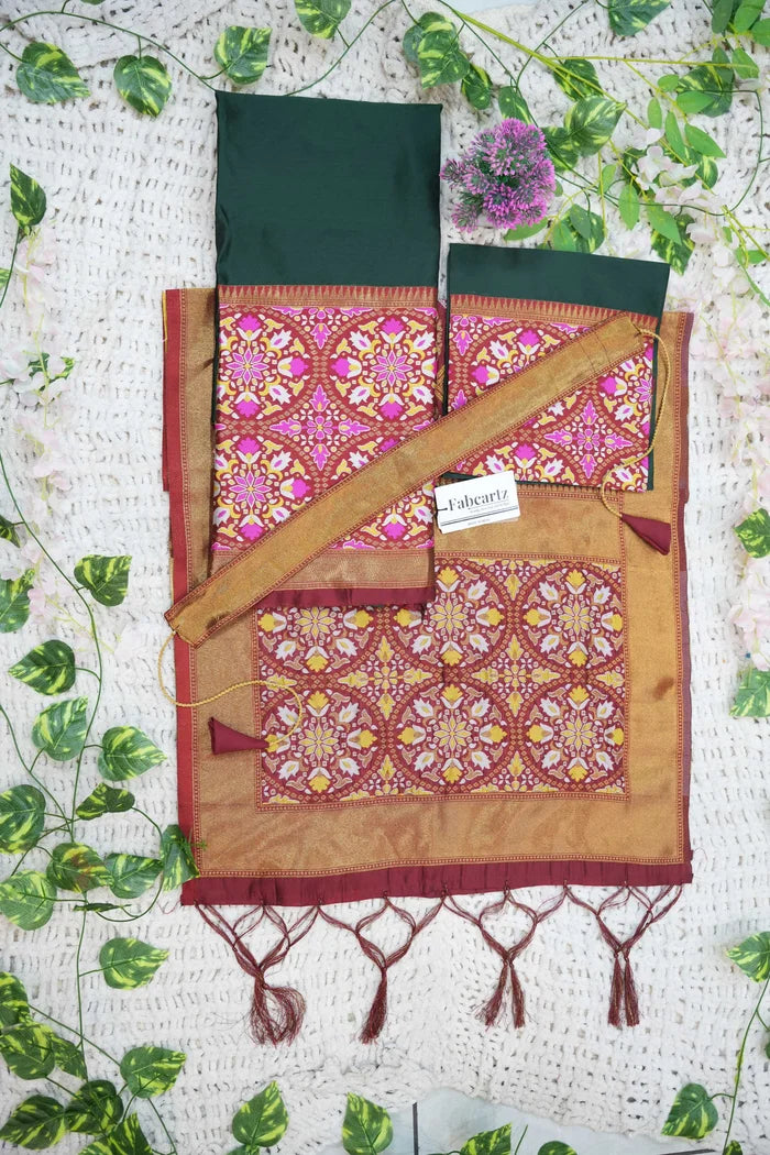 New Kids Traditional South Indian Half Saree (GolGolKIDS)