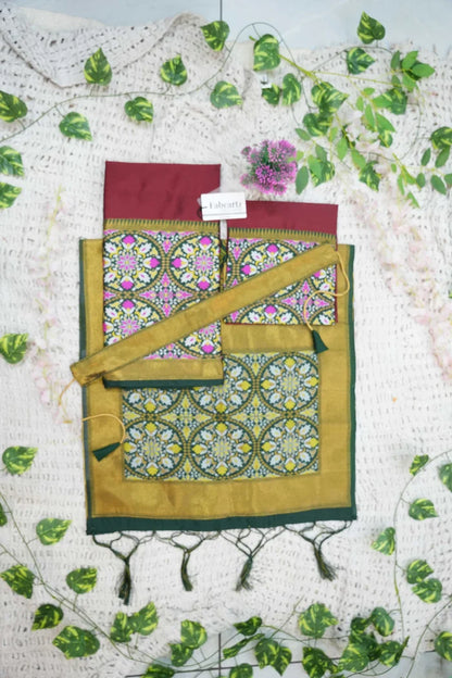 New Kids Traditional South Indian Half Saree (GolGolKIDS)