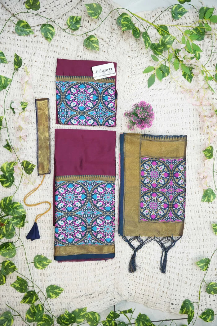 New Kids Traditional South Indian Half Saree (GolGolKIDS)
