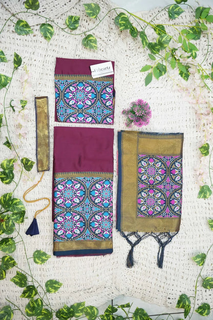 New Kids Traditional South Indian Half Saree (GolGolKIDS)