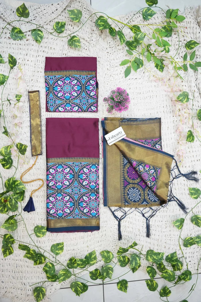 New Kids Traditional South Indian Half Saree (GolGolKIDS)