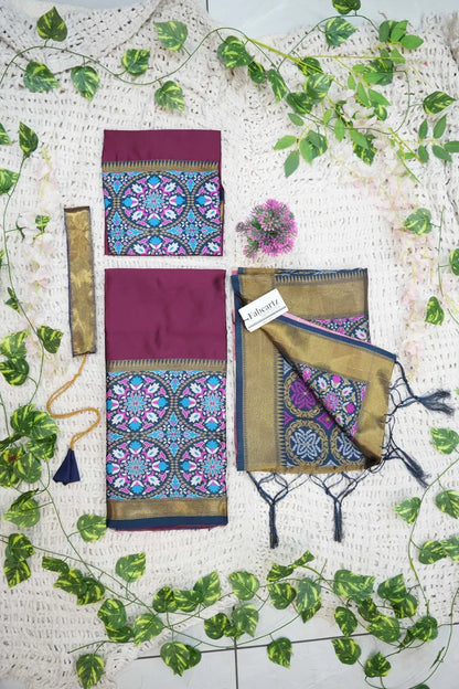 New Kids Traditional South Indian Half Saree (GolGolKIDS)