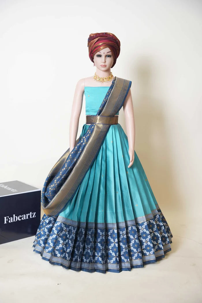 New Kids Traditional South Indian Half Saree (JanjalKIDS)