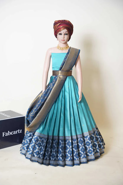 New Kids Traditional South Indian Half Saree (JanjalKIDS)
