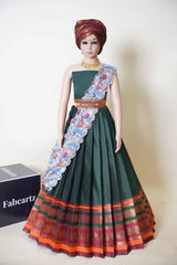 New Kids Traditional South Indian Half Saree (JugnooKIDS)