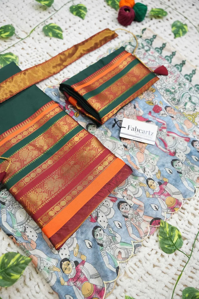 New Kids Traditional South Indian Half Saree (JugnooKIDS)