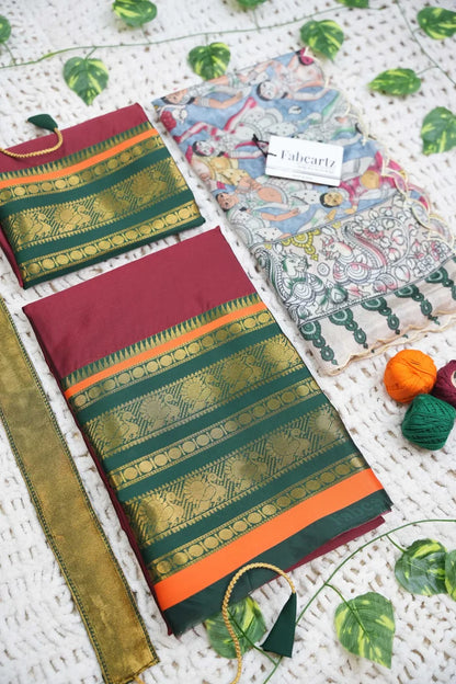 New Kids Traditional South Indian Half Saree (JugnooKIDS)