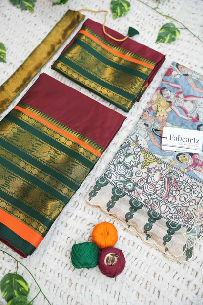 New Kids Traditional South Indian Half Saree (JugnooKIDS)