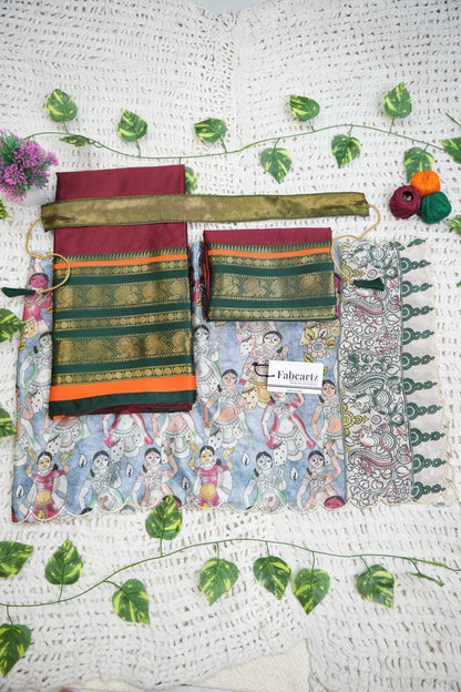 New Kids Traditional South Indian Half Saree (JugnooKIDS)
