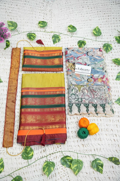 New Kids Traditional South Indian Half Saree (JugnooKIDS)