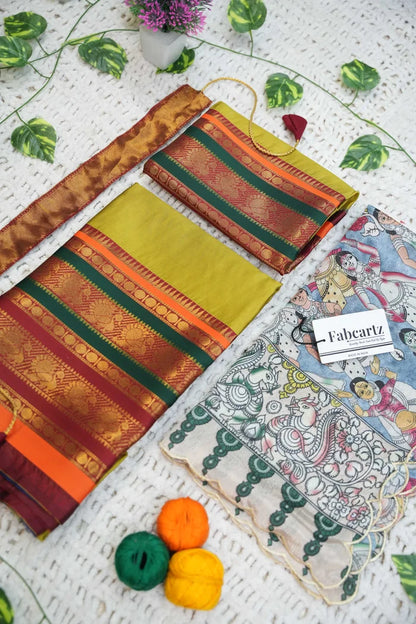 New Kids Traditional South Indian Half Saree (JugnooKIDS)