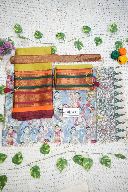 New Kids Traditional South Indian Half Saree (JugnooKIDS)