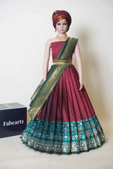 New Kids Traditional South Indian Half Saree (JagviKIDS)