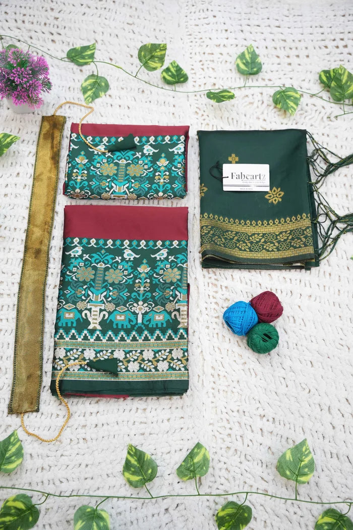 New Kids Traditional South Indian Half Saree (JagviKIDS)