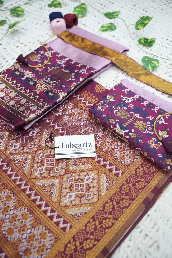 New Kids Traditional South Indian Half Saree (JagviKIDS)