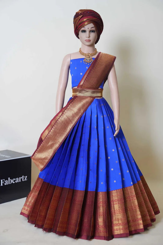 New Kids Traditional South Indian Half Saree (LangharKIDS)