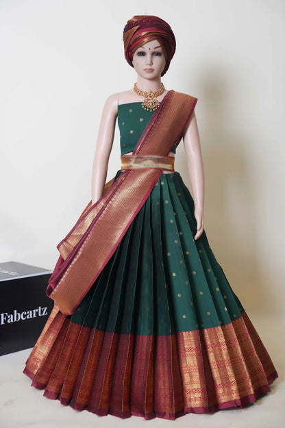 New Kids Traditional South Indian Half Saree (LangharKIDS)