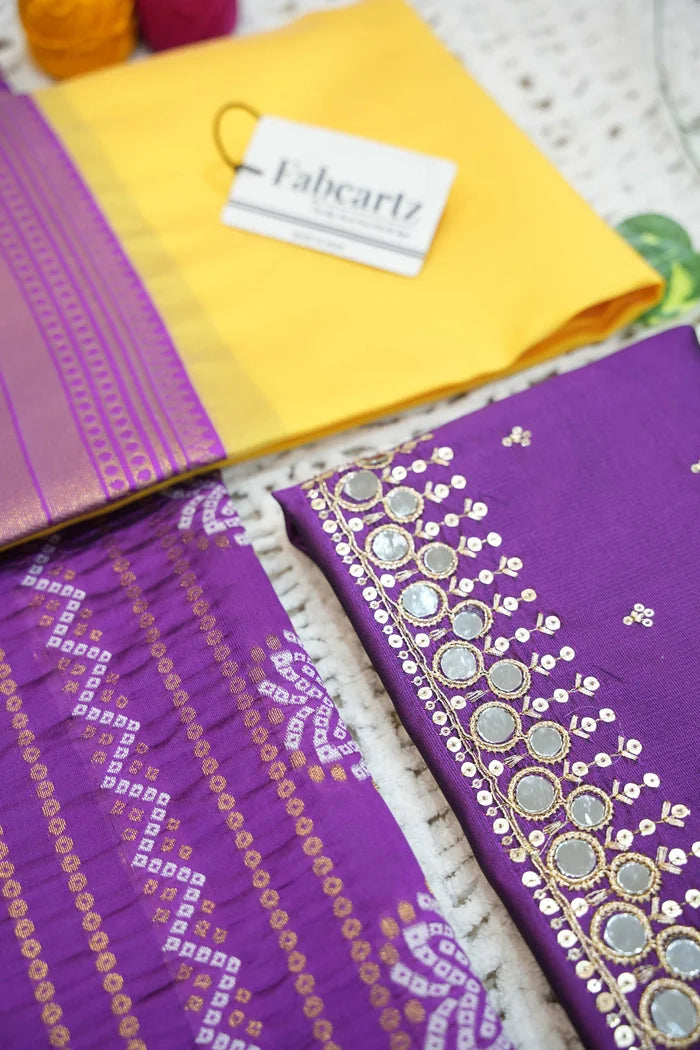 New Kids Traditional South Indian Half Saree (MyritiKIDS)