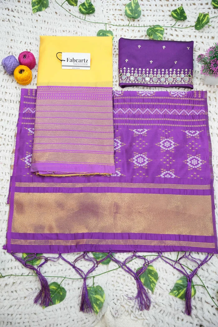 New Kids Traditional South Indian Half Saree (MyritiKIDS)