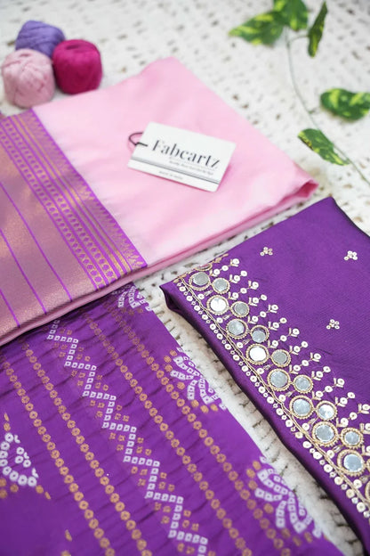 New Kids Traditional South Indian Half Saree (MyritiKIDS)