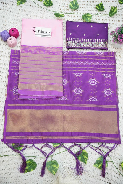 New Kids Traditional South Indian Half Saree (MyritiKIDS)