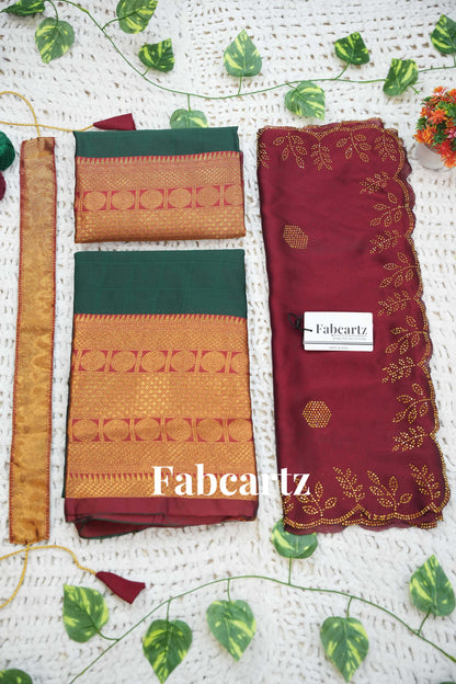 New Kids Traditional South Indian Half Saree (SaraswatiKIDS)