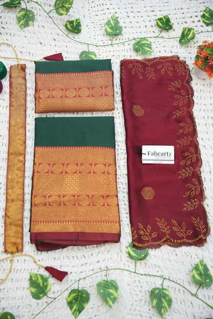 New Kids Traditional South Indian Half Saree (SaraswatiKIDS)